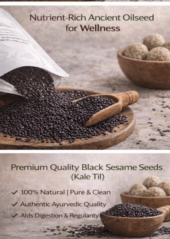 🌿 Arogya Vista Black Sesame Seeds