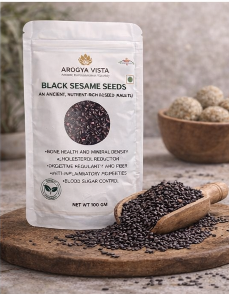🌿 Arogya Vista Black Sesame Seeds